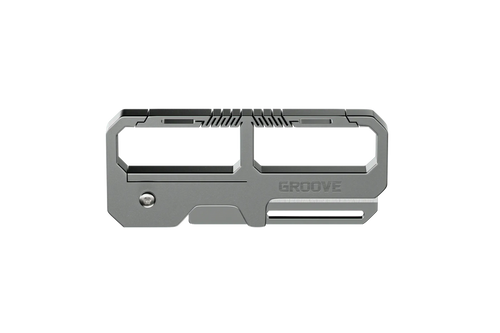 Groove™ Carabiner Knife - Silver